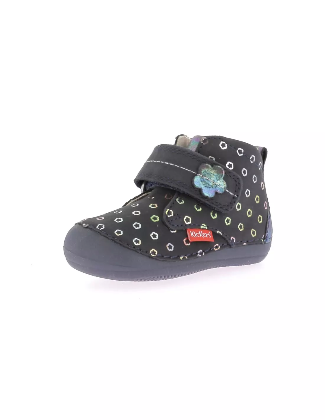 KICKERS SABIO FLOWER - Boots & bottines Marine
