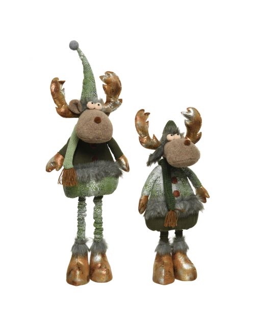 Decoris Hert - Kerstversiering - 70 cm Assorti 2 Assortiment