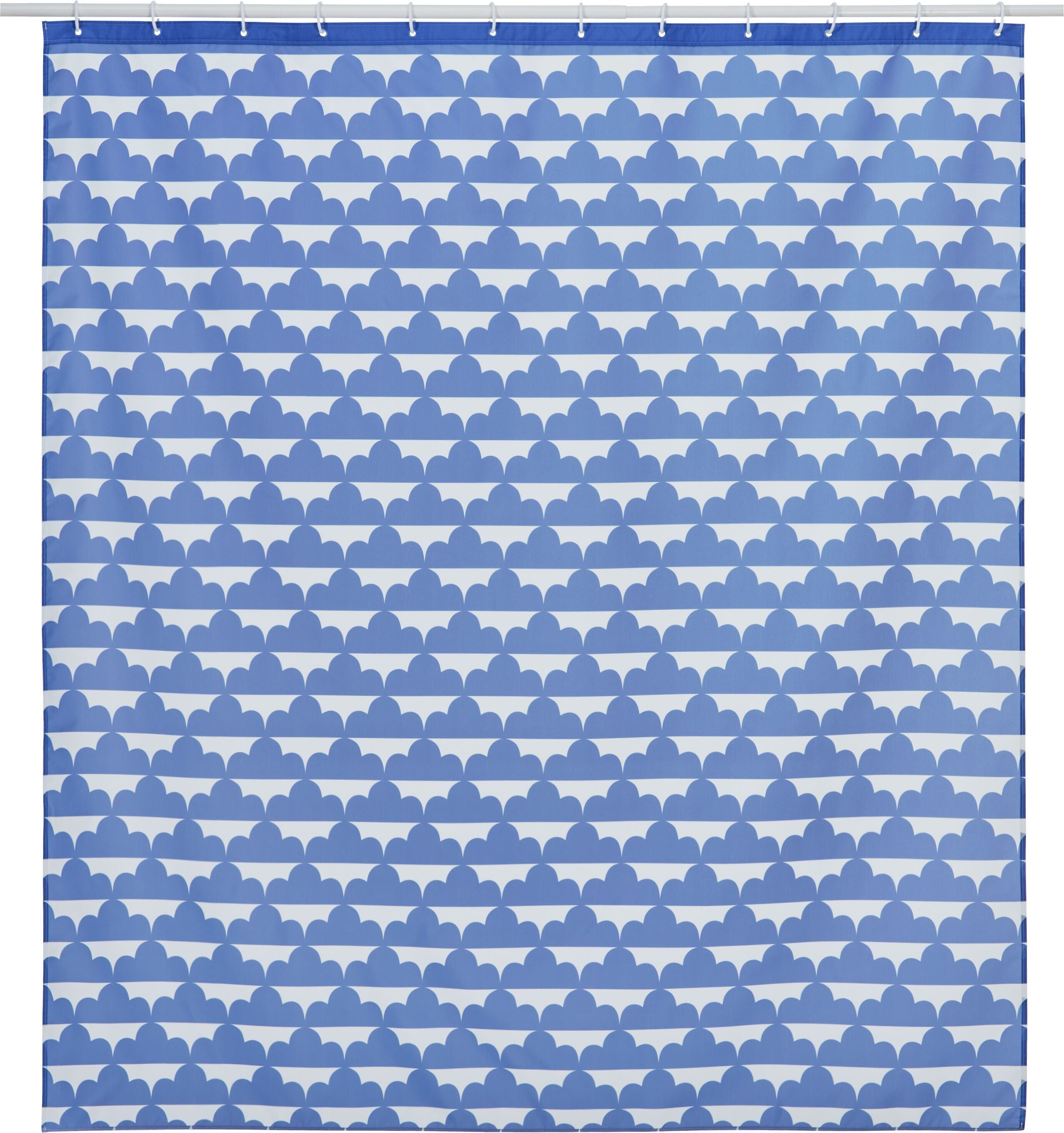 SE-CIAO Duschvorhang 180x200,blau - Blau / B: 180.0 cm x H: 200.0 cm