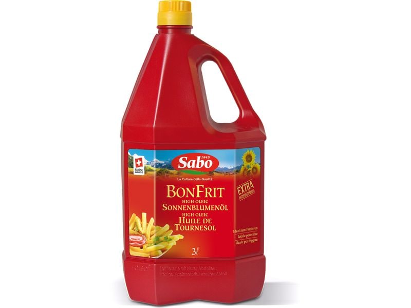 Sabo Sonnenblumenöl 3 l Frittieröl auf Basis von Sonnenblumenkernen