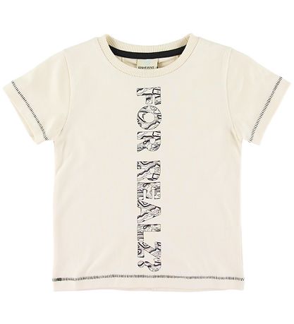 En Fant T-Shirt - Cream m. Text