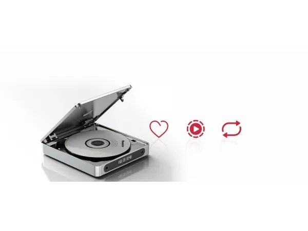 FiiO CD-afspiller FiiO DM13 BT - sølv - Bærbar CD-afspiller med Bluetooth