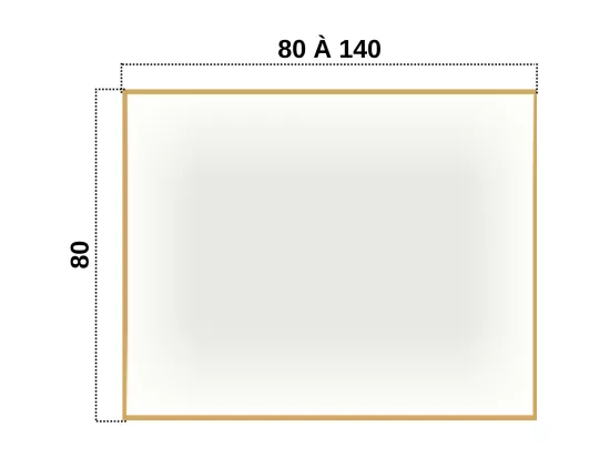 Miroir Salle de Bains Lumineux ABILITY Anti-Buée et Éclairage Périmétral Triled par Détecteur de Mouvement 120x80cm Or Brossé LEDIMEX by SANIZÉO