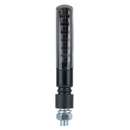 Clignotant Oxford NightSlider LED SEQUENTIELS Avant 2 en 1 (inclus 2 résistances) La paire Universel - Noir
