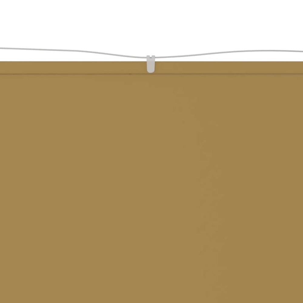 Auvent vertical 60 x 420 cm tissu oxford beige