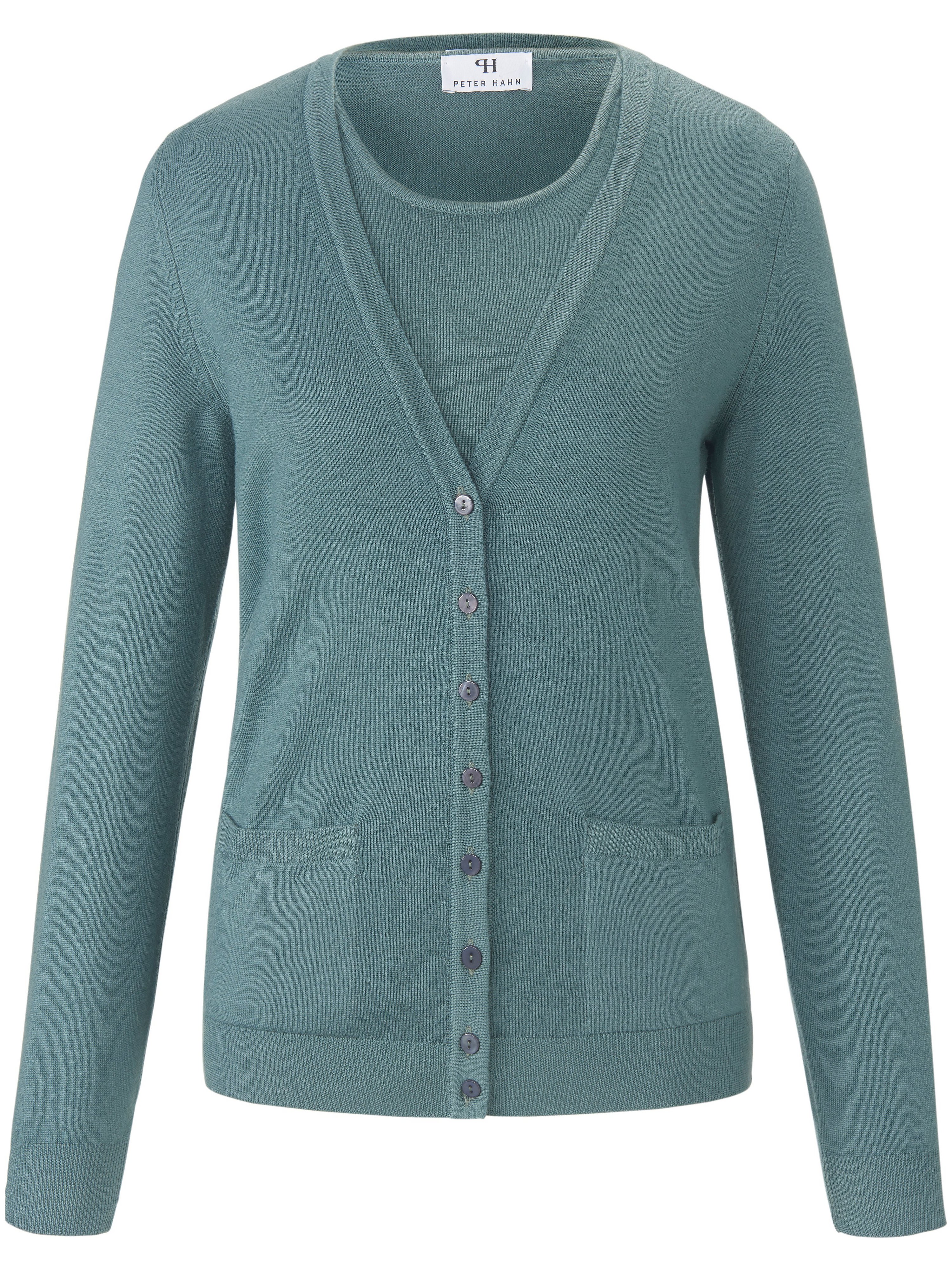 Twinset aus 100% Schurwolle-Merino fein