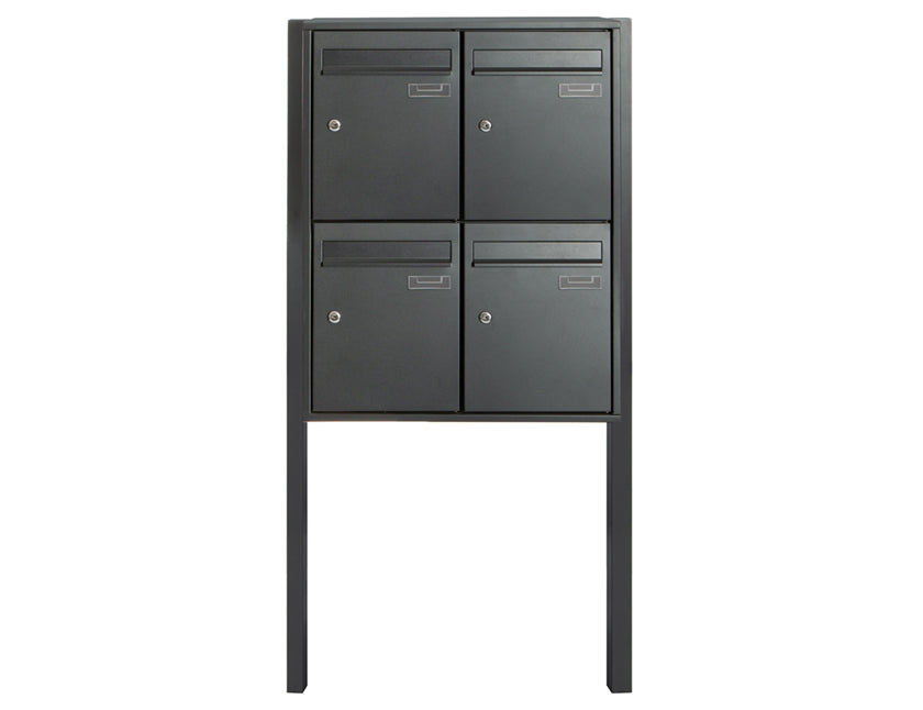 Practo Garden - Brievenbussen - Staand - 4 stuks - Gelakt staal -