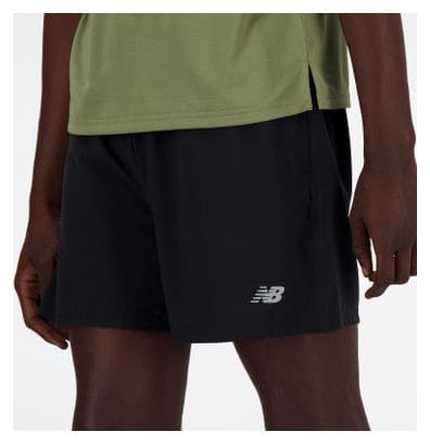Short 2-en-1 New Balance Sport Essentials 5in Noir Homme