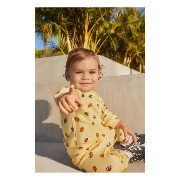 Molo Sweat Disc Coccinelle Coton Bio | Jaune