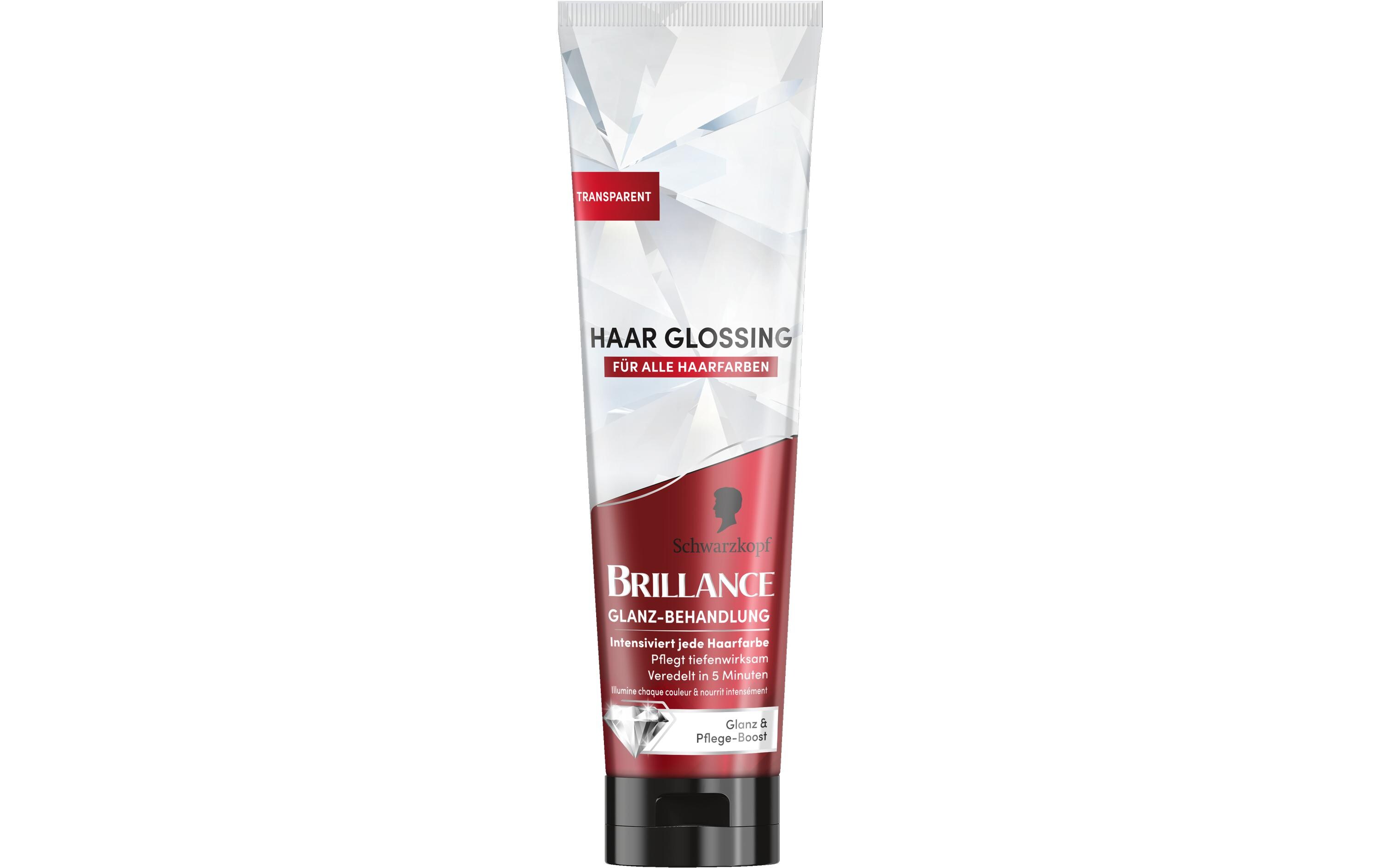 Haarcoloration Brillance Glossing TransparentColoration intensiviert die Haarfarbe und pflegt tiefenwirksam