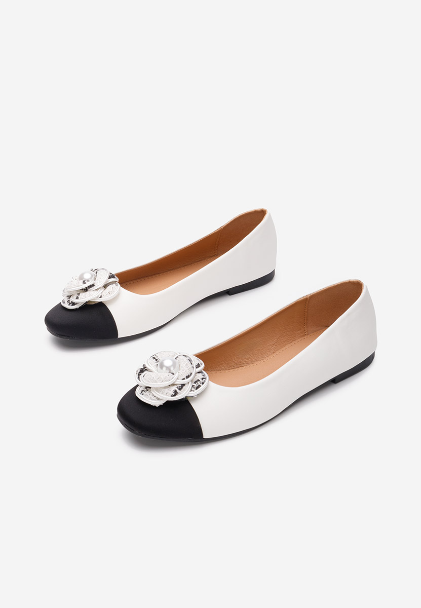Ballerines femme blancs Sorena