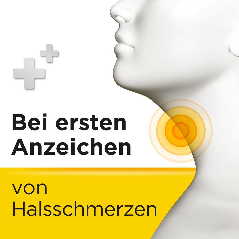 Dobensana® Honig- und Zitronengeschmack Lutschtabletten bei ersten Anzeichen von​ Halsschmerzen