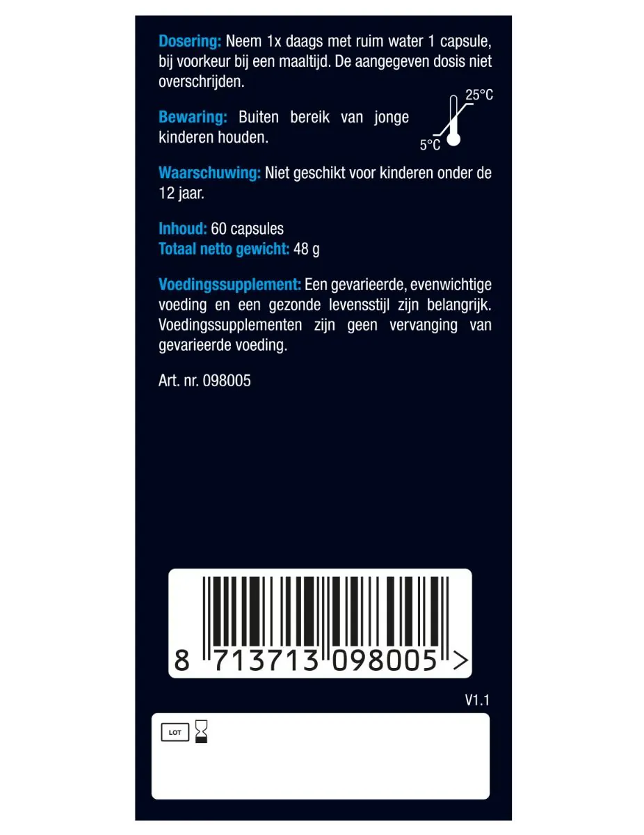 Slijmvliezen in de Longen 60 capsules