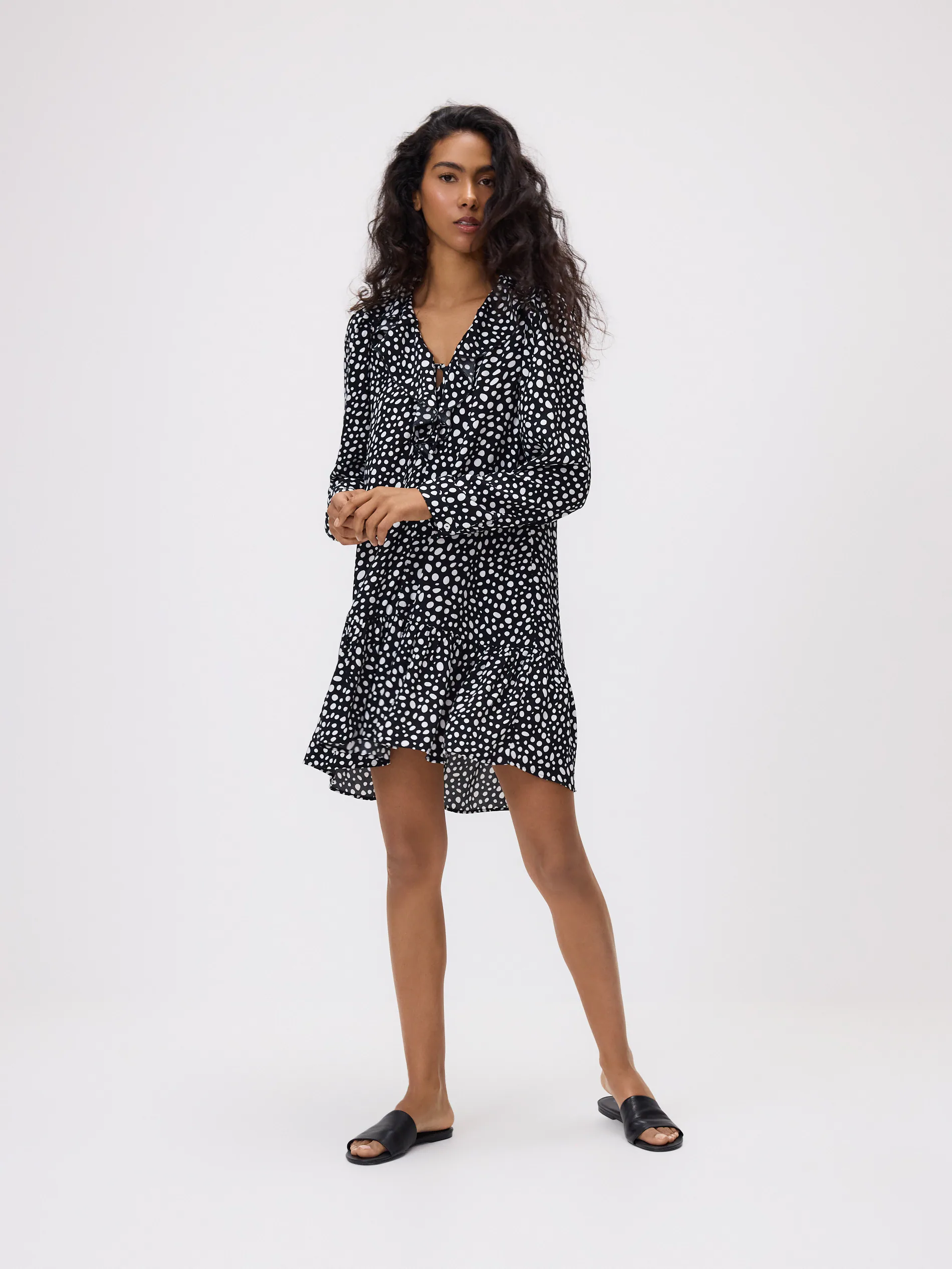 Gemustertes Minikleid