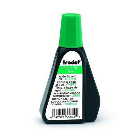 Trodat Stempelfarbe 7011 (grün) Bürostempelfarbe 28 ml