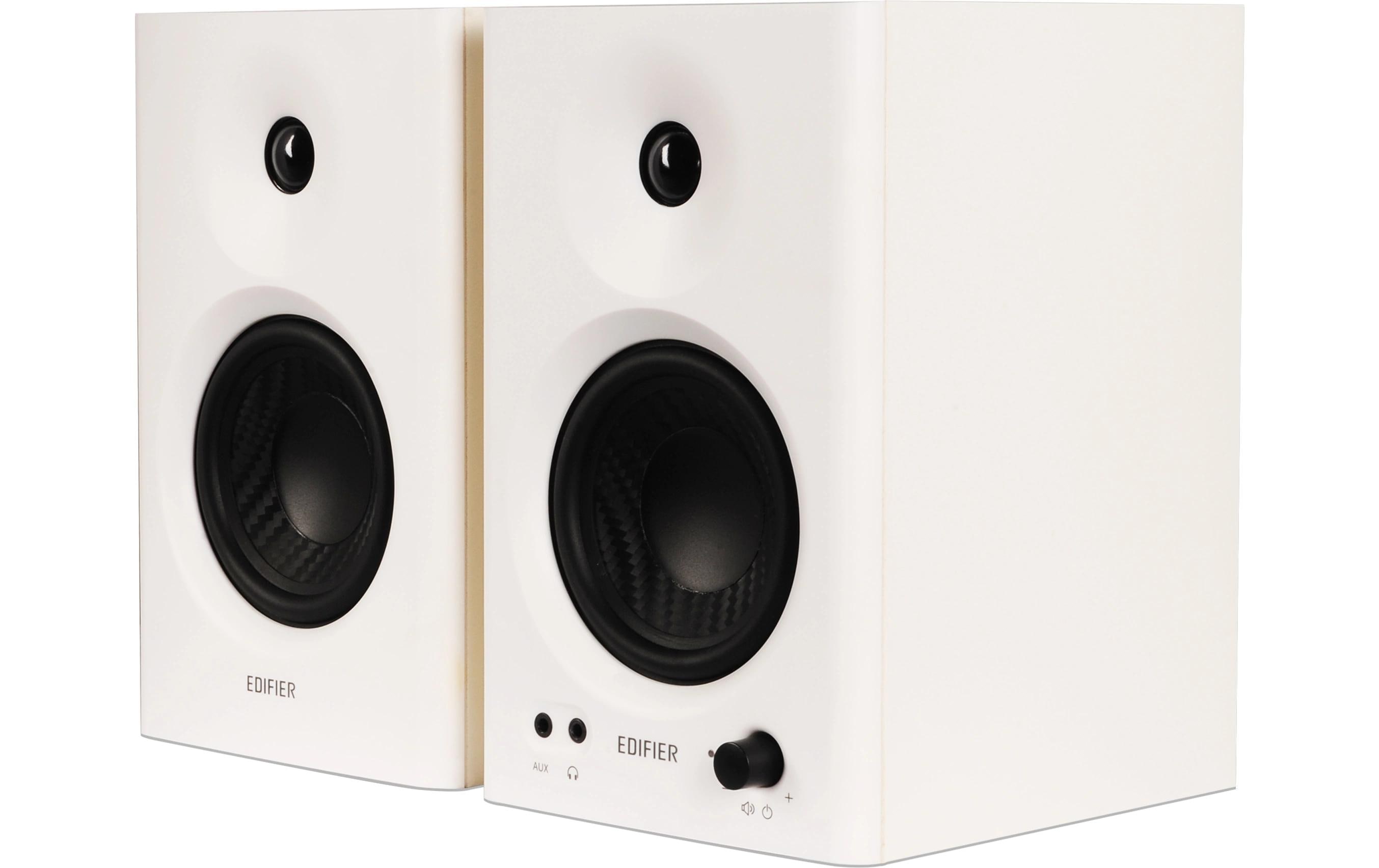 Regallautsprecher Paar MR4 Weiss<br>Aktivierte Studio-Monitor-Lautsprecher