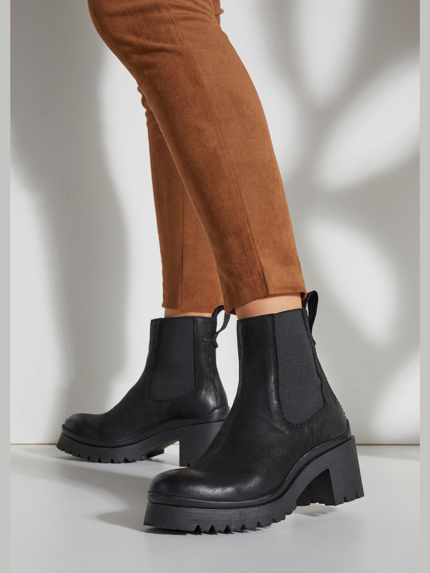 Bottines chelsea bottines d'hiver en cuir de qualité