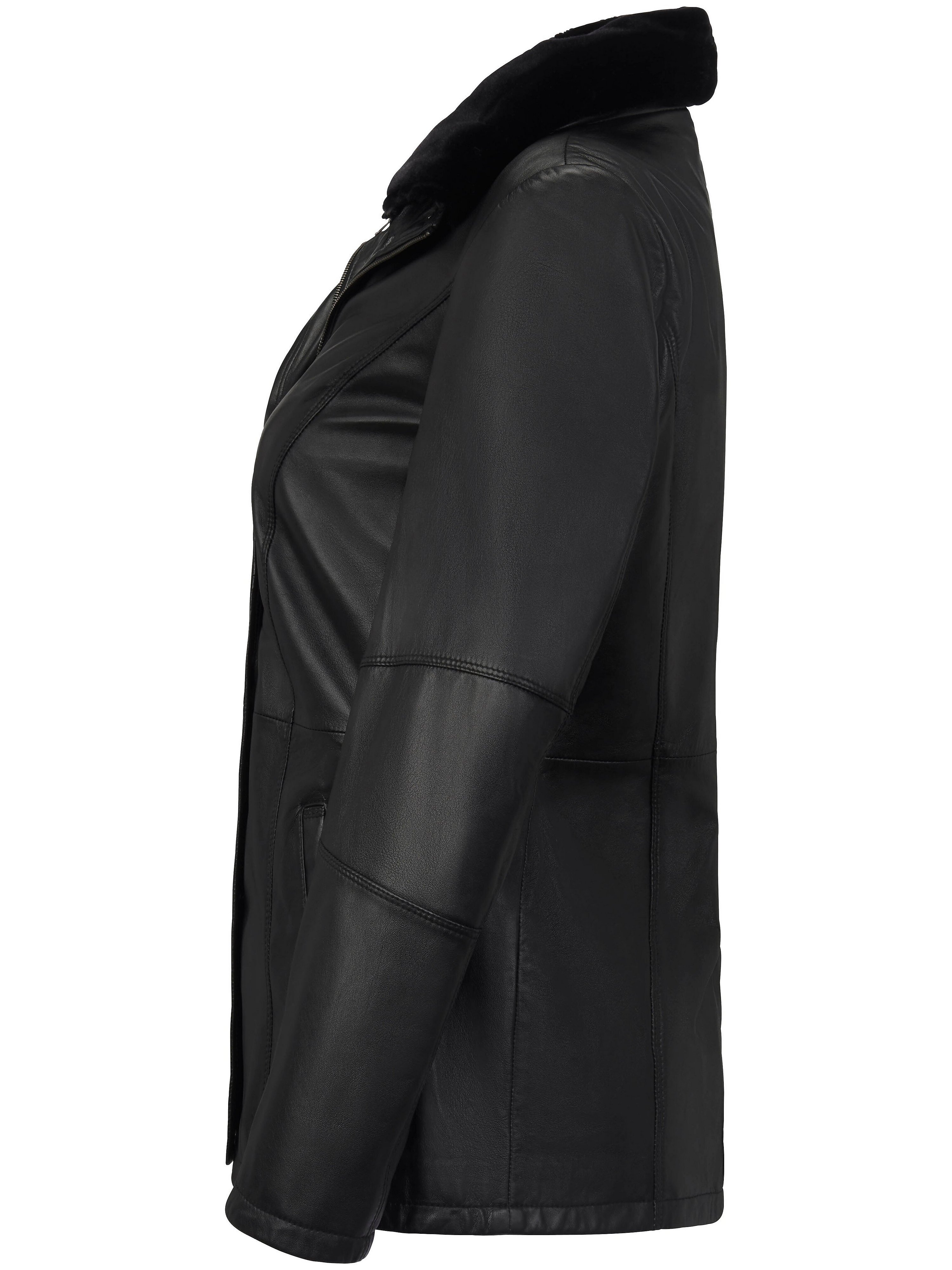 Lederjacke aus Lammnappa
