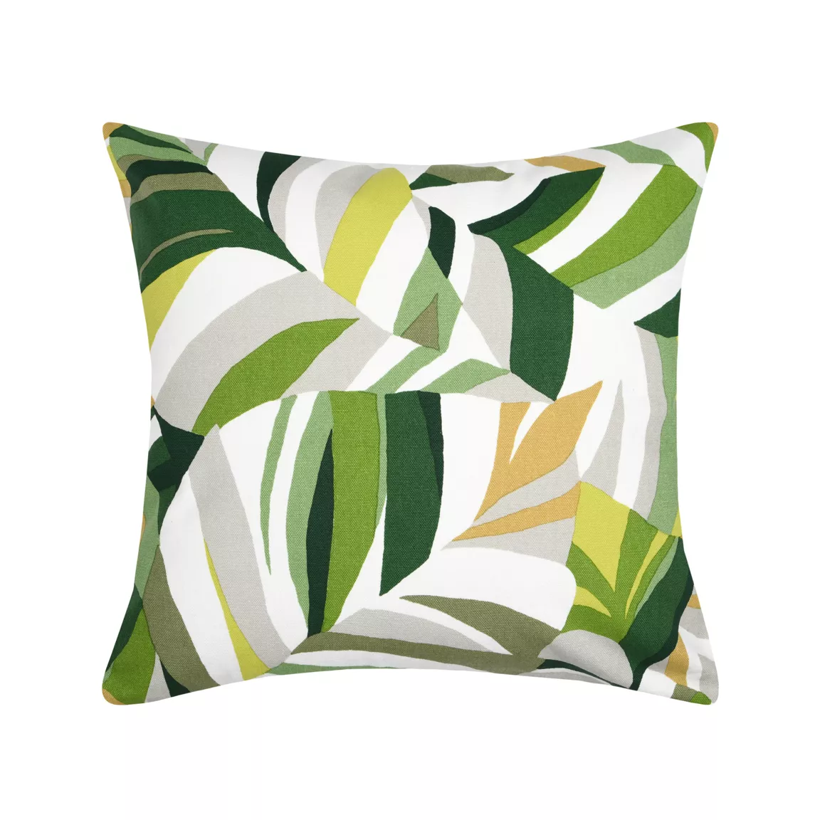 Housse de coussin carrée coton (40 x 40 cm) Kochia Verte