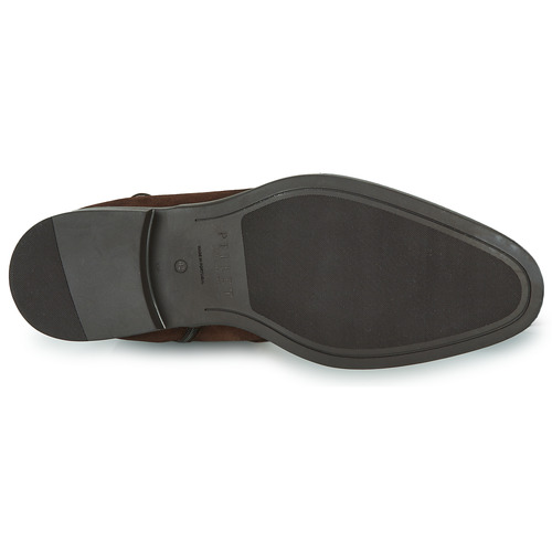 Pellet - ELLIOT - Veau lisse brosse / velours chocolat