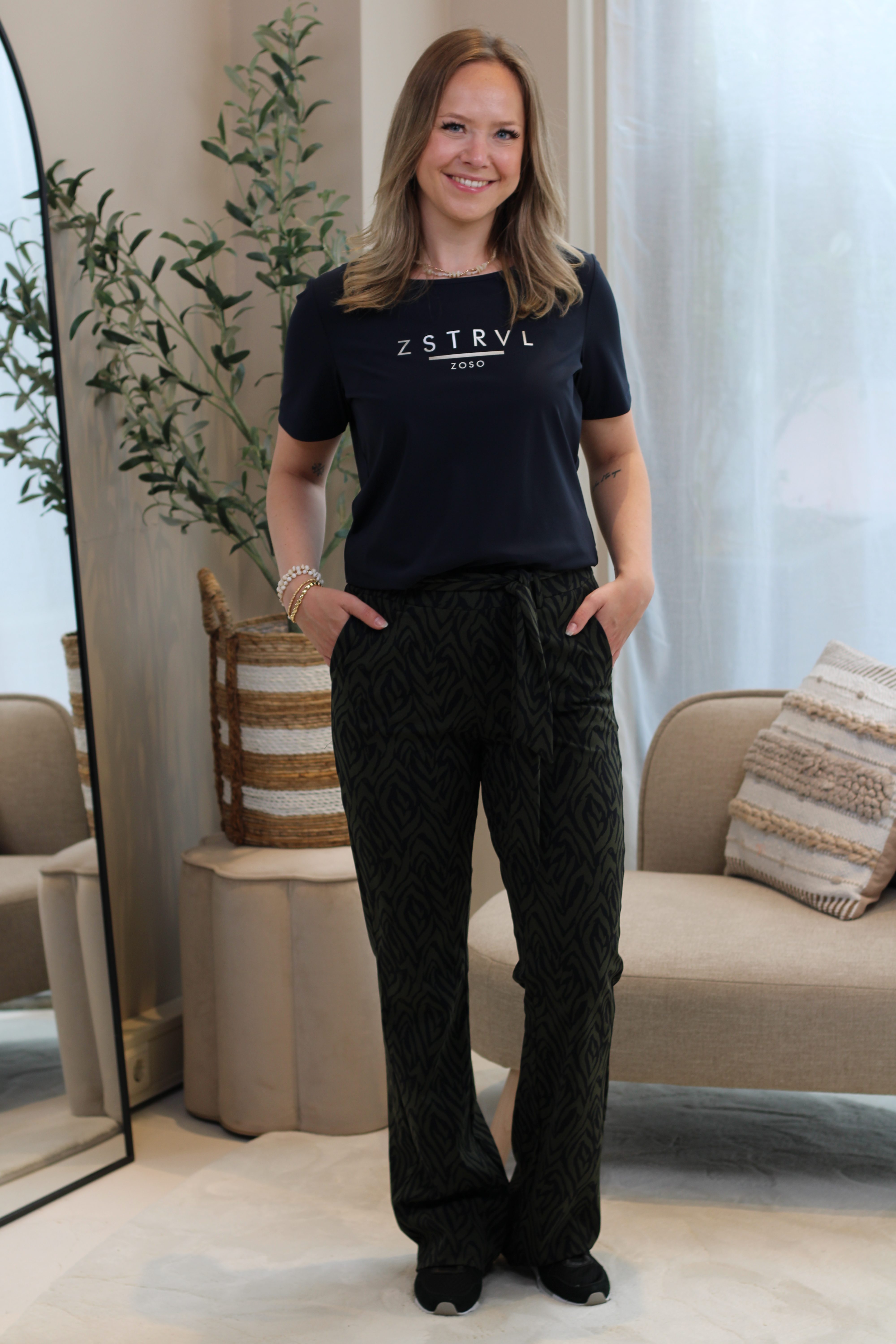 Zoso - Felicia Travel Top - Navy