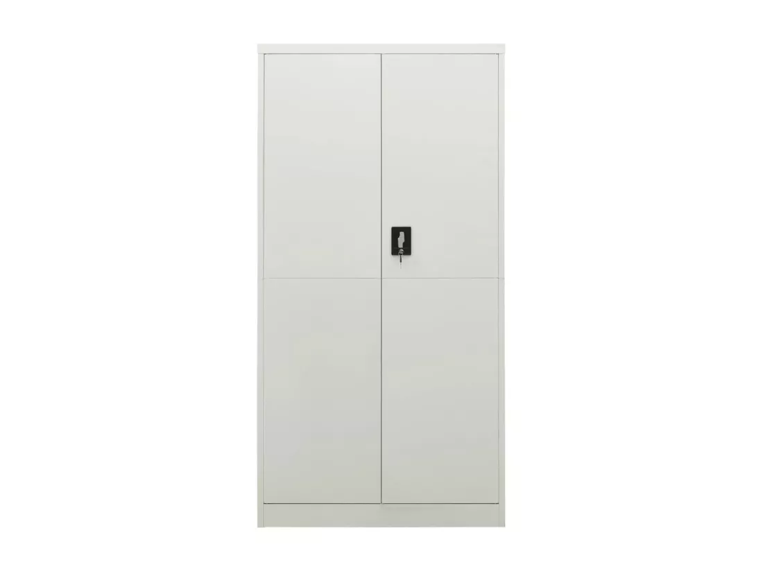Armoire à casiers Gris clair 90x40x180 cm Acier