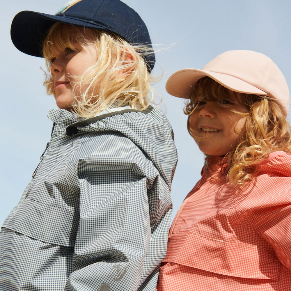 Køb Wheat Blue Check Lightweight Shell Jakke Skyen
