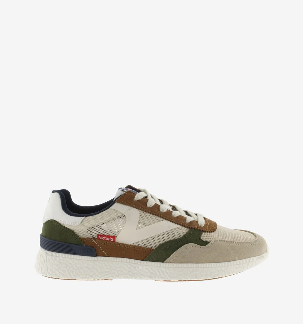 ANIMA - SPORT RETRO Baskets en mesh pour homme TAUPE