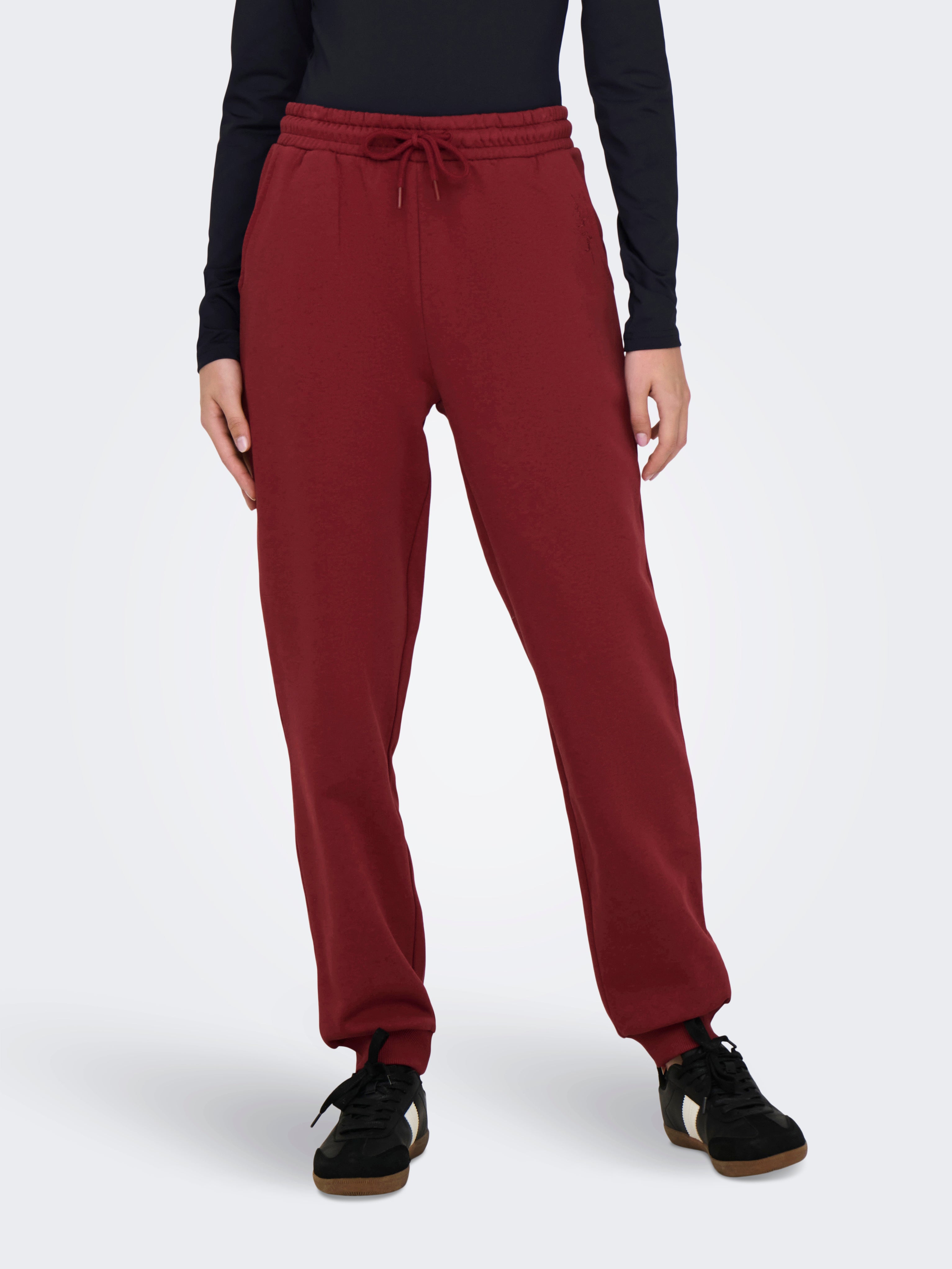 ONPLUX Hohe Taille Normal geschnitten Jogginghose Sun-Dried Tomato