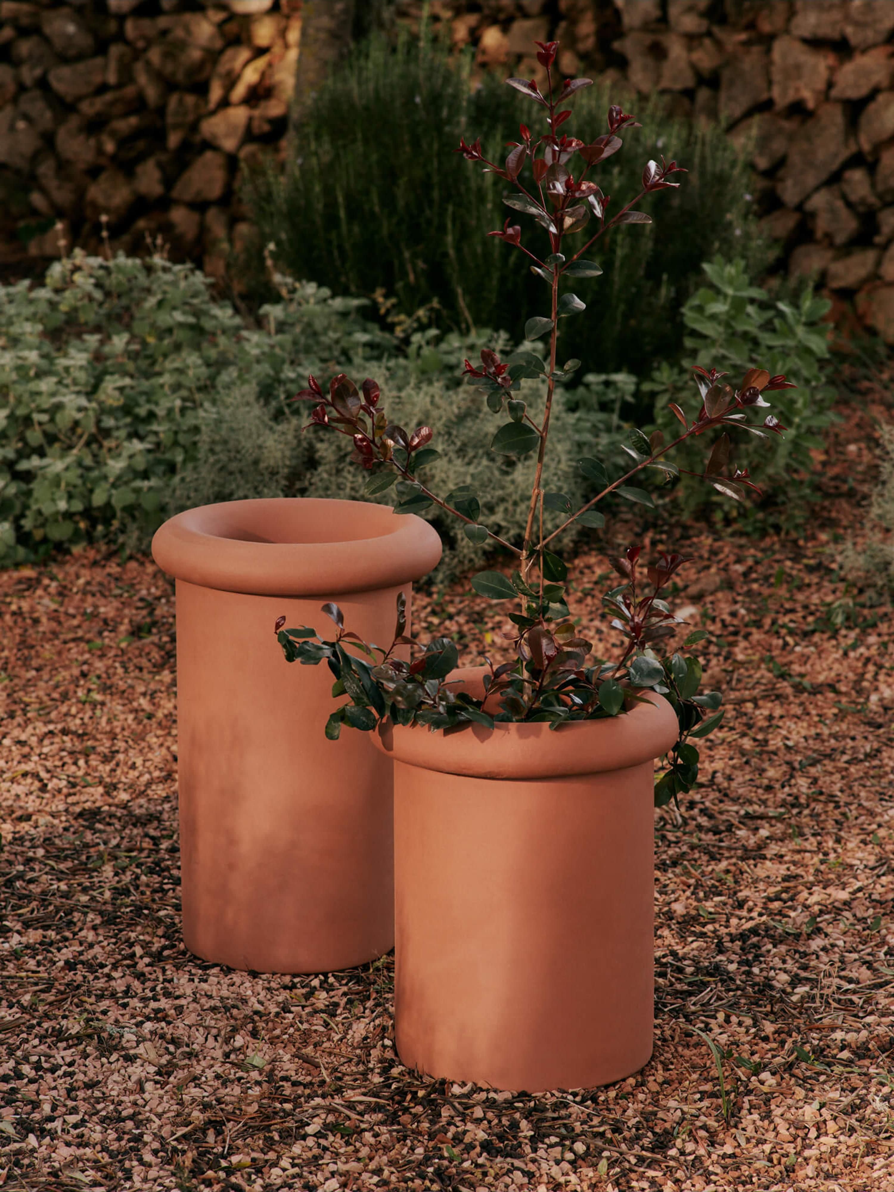 Bloempot Rollo, H 36 cm