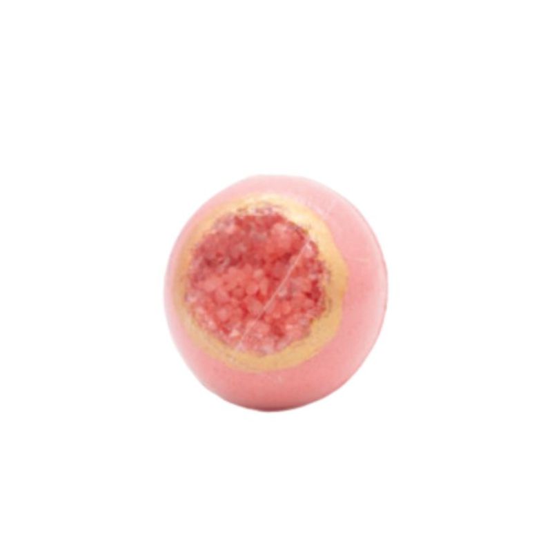Bombe de bain avec cristaux marin rose Parisax 80g