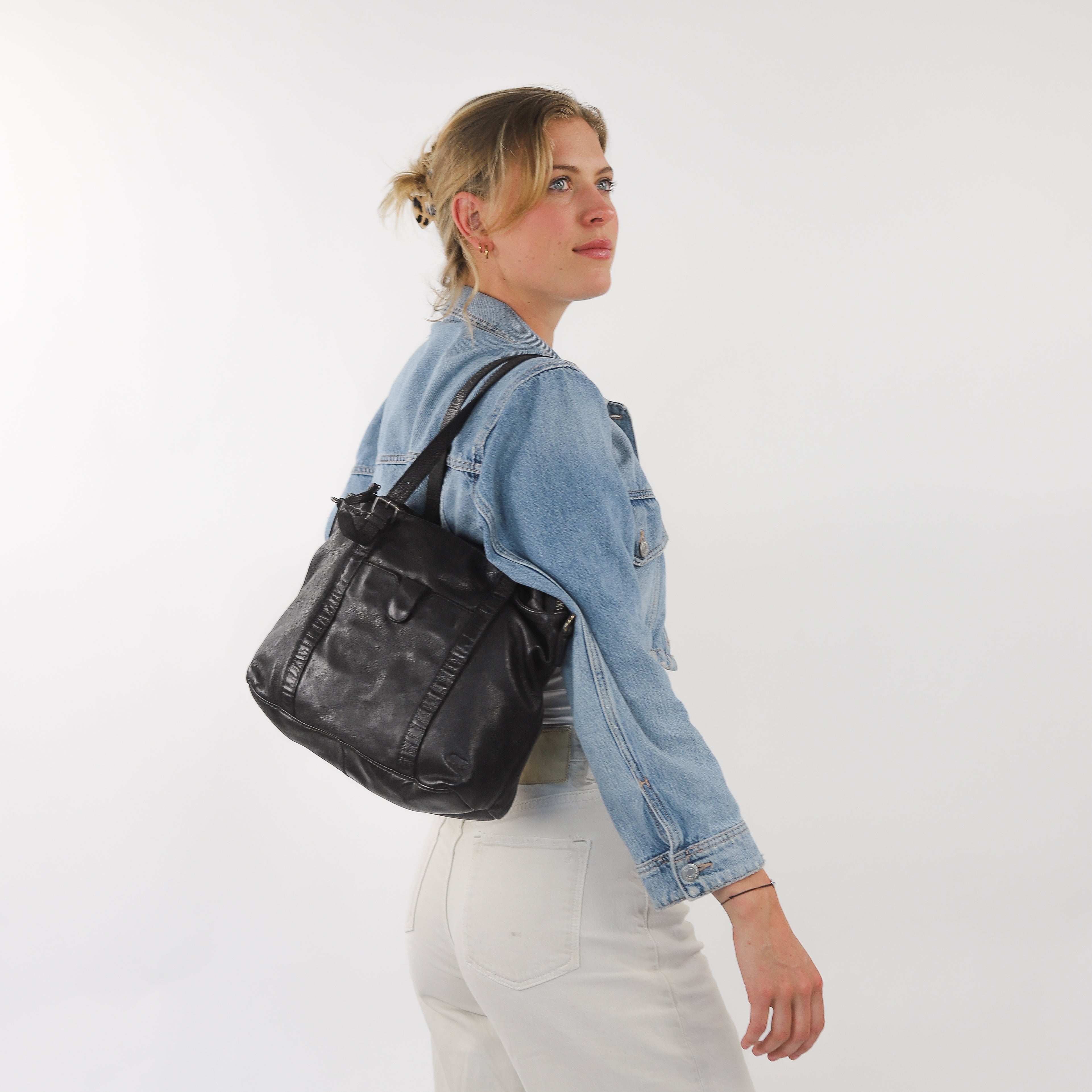 Hand-/schoudertas 'Anja' zwart Zwart