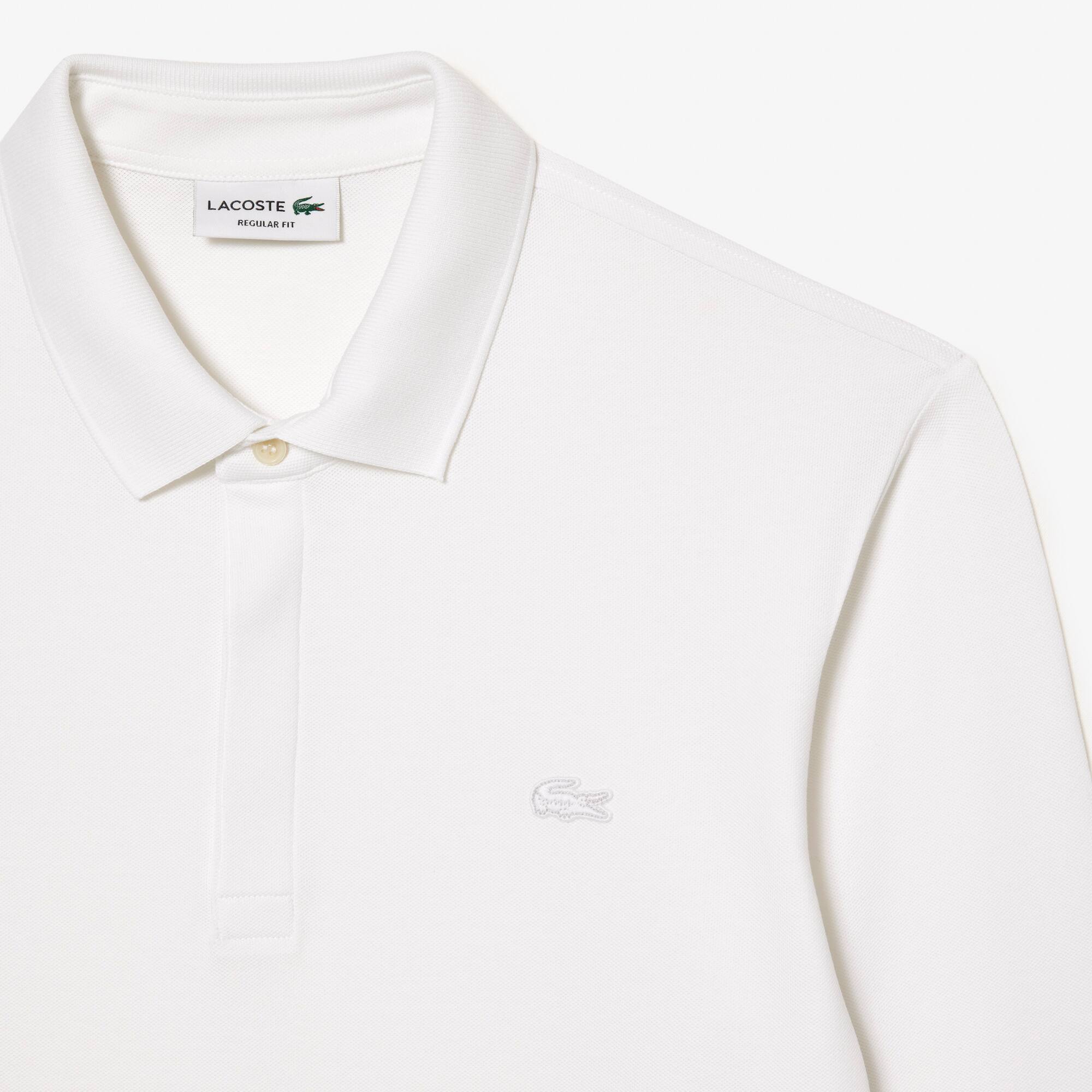 Smart Paris Langarm-Poloshirt aus Baumwoll-Piqué Lange Ärmel - Weiss - Lacoste - Herren