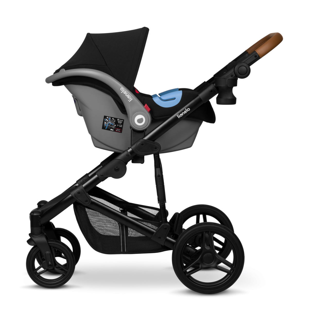 lionelo Poussette trio combinée 3en1 Mari Tour Black Onyx