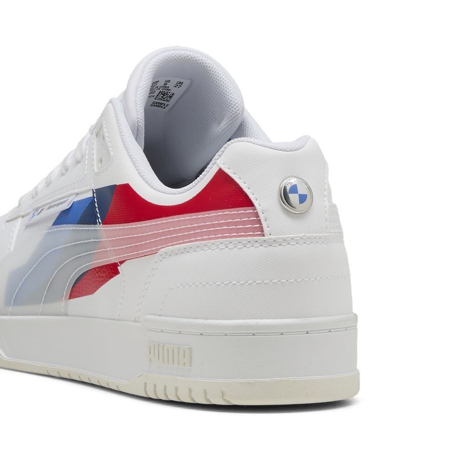 PUMA BMW M Motorsport RBD Game Low Chaussures - Blanc/Rouge/Bleu