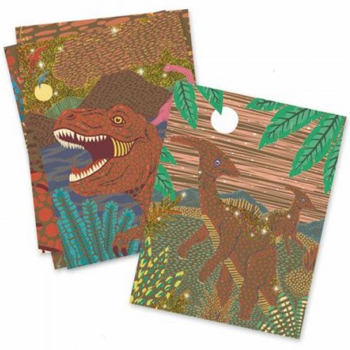 Djeco kraskaarten dinosauriërs DJ09726