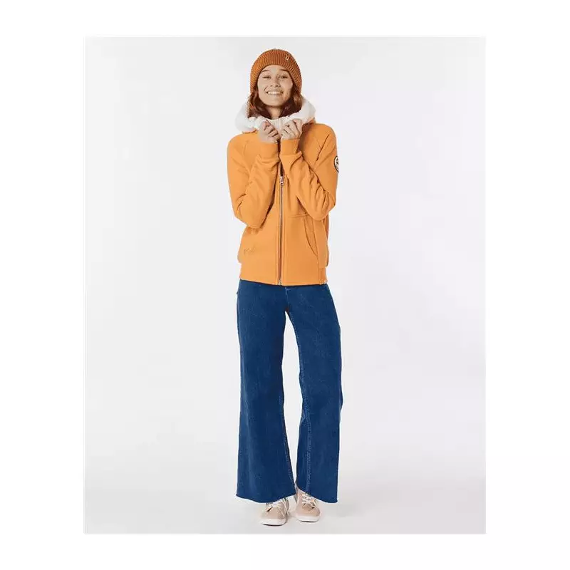 Sweat femme RIPCURL Velouchi Sherpa Fleece Orange