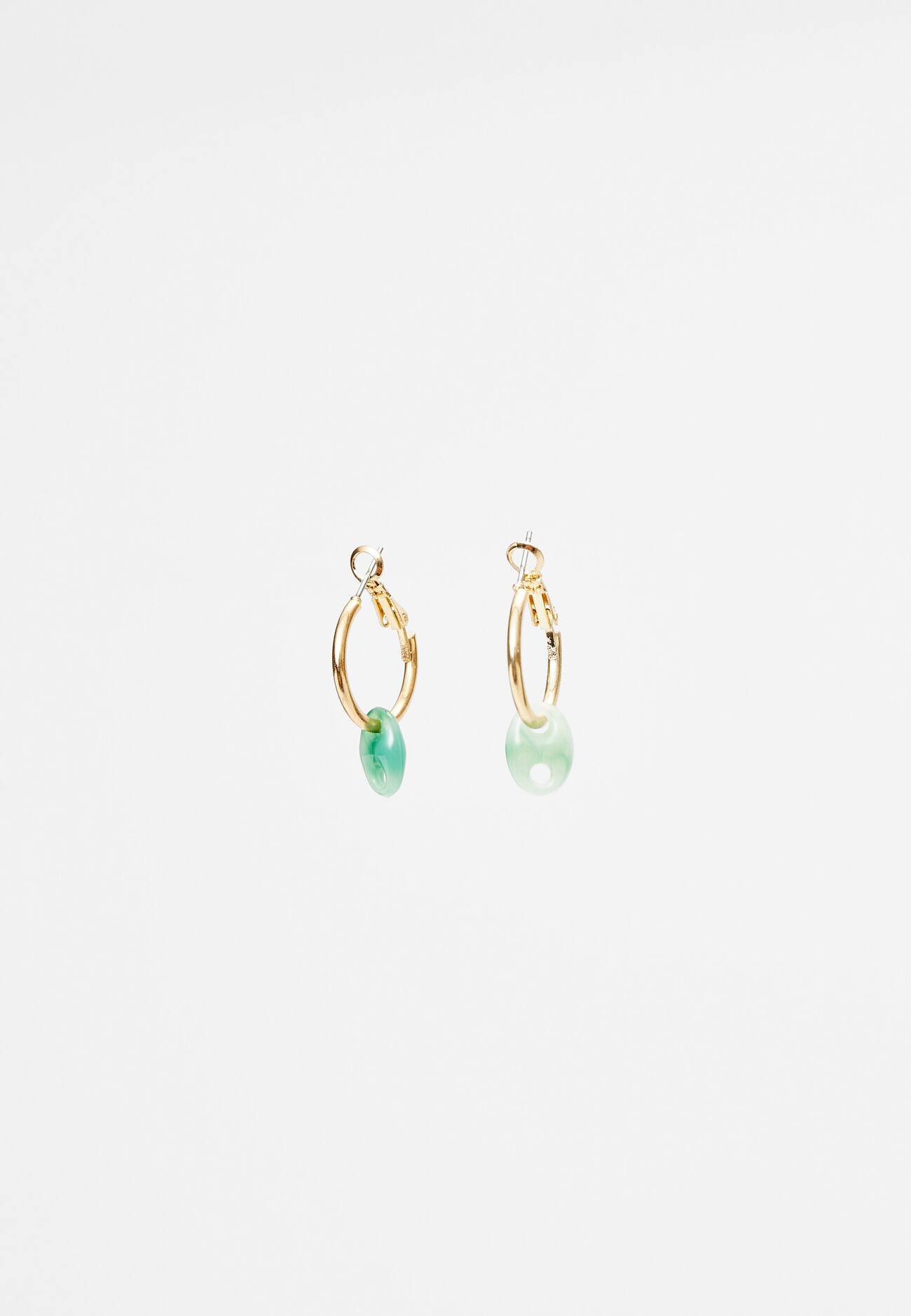 Conjunto de 6 brincos com pérolas e pedras
