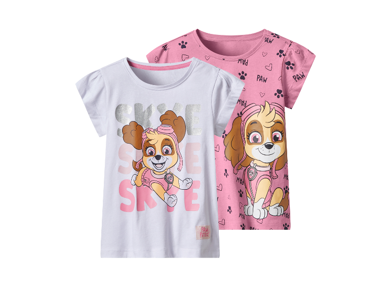 2 Kinder T-shirts Paw Patrol