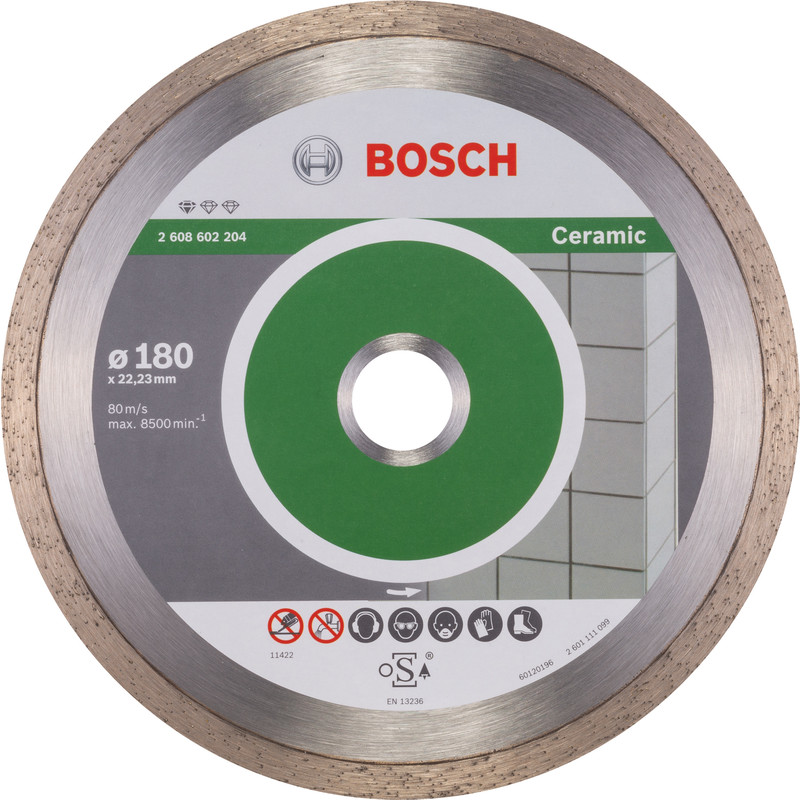 Bosch Standard for Ceramic diamantschijf tegels 180x22,2x1,6mm*