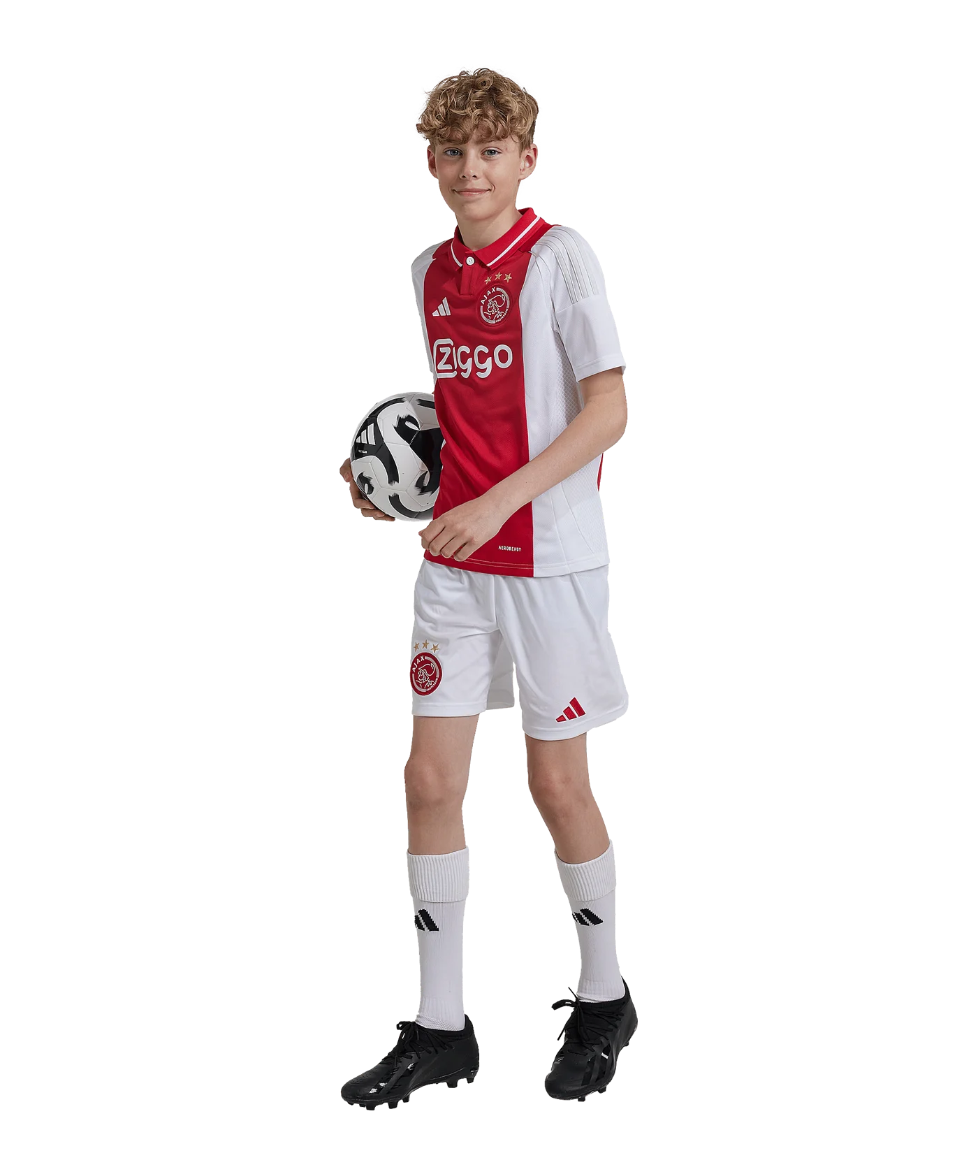 adidas Ajax Amsterdam Trikot Home 2024/2025 Kids Weiss
