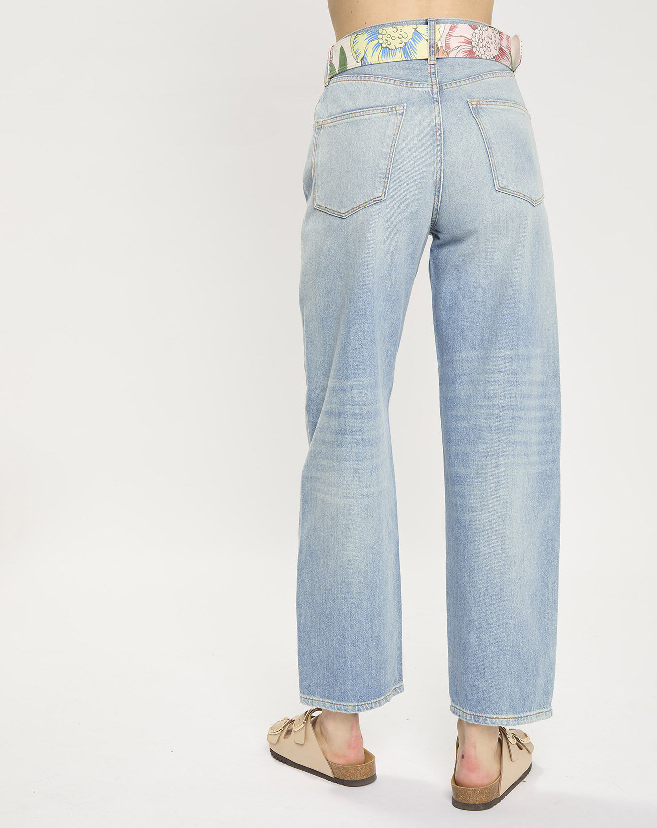 Scotch & Soda Jean ample bleu moyen