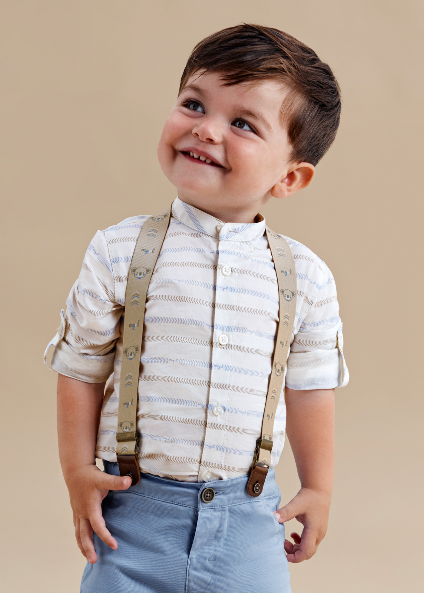 Camisa de algodão popeline para bebês da Better Cotton