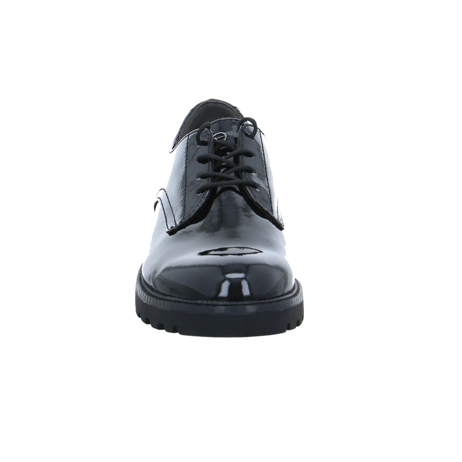 TAMARIS Schnürschuh Schwarz Lederimitat