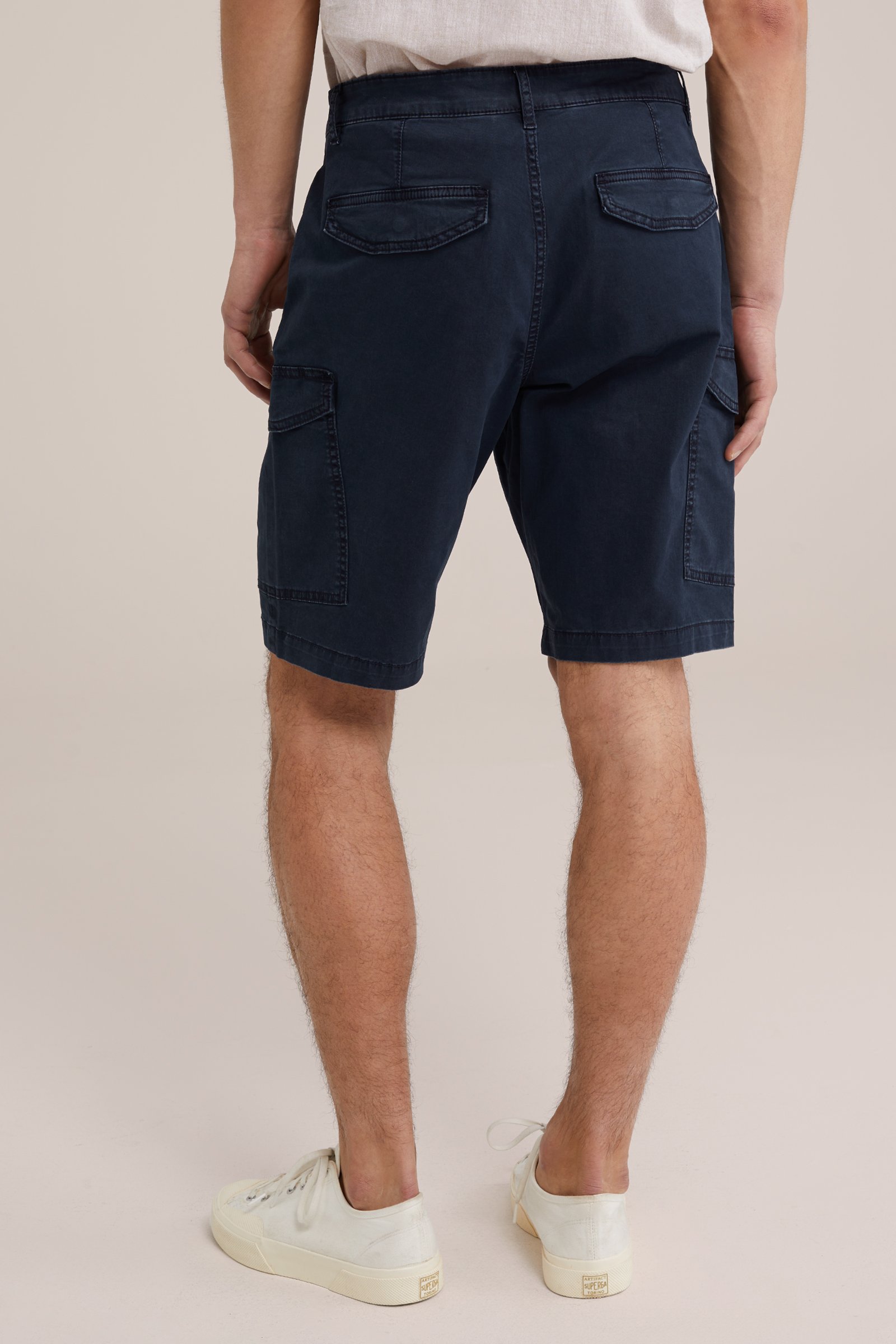 relaxed fit cargoshort WE Fashion Donkerblauw