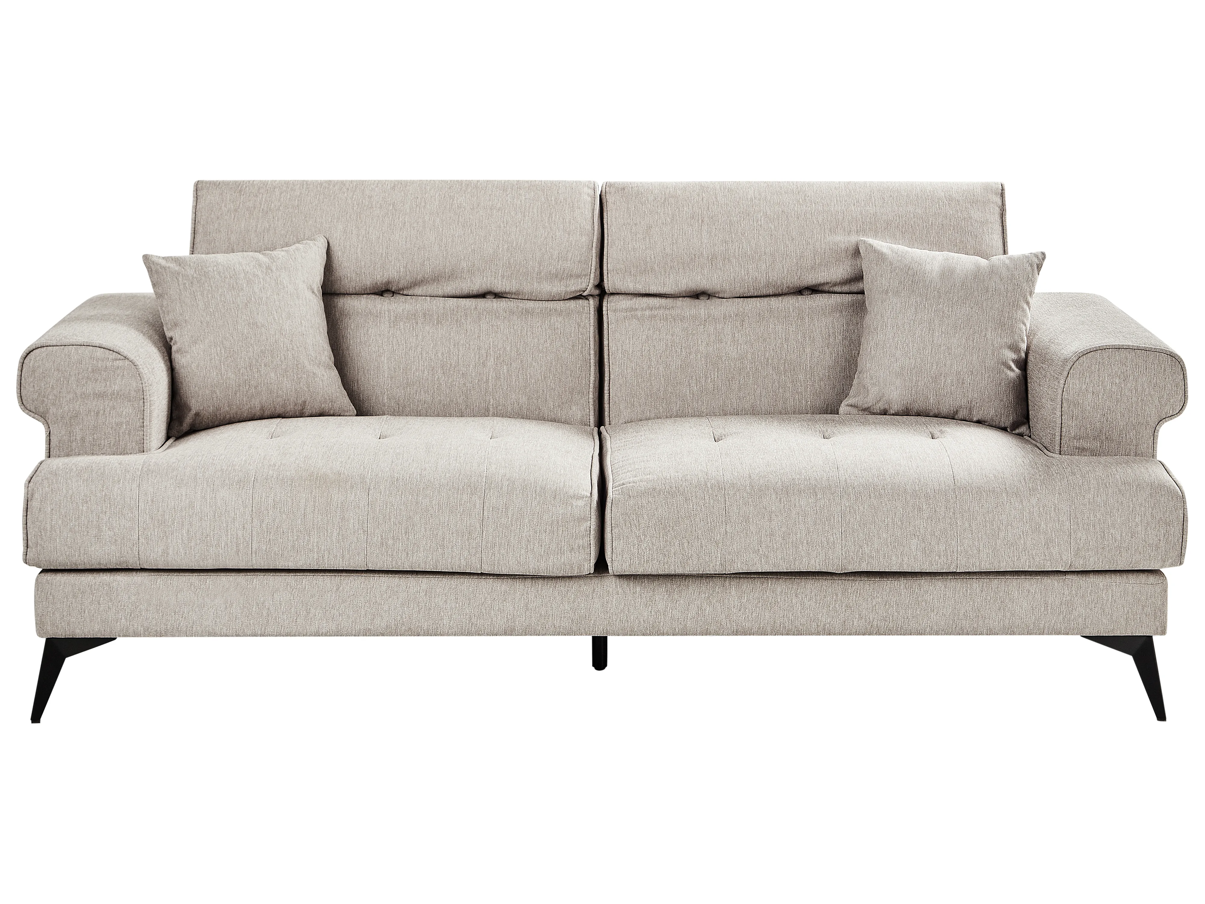 Bank 3-zits SKIVE Stof Taupe