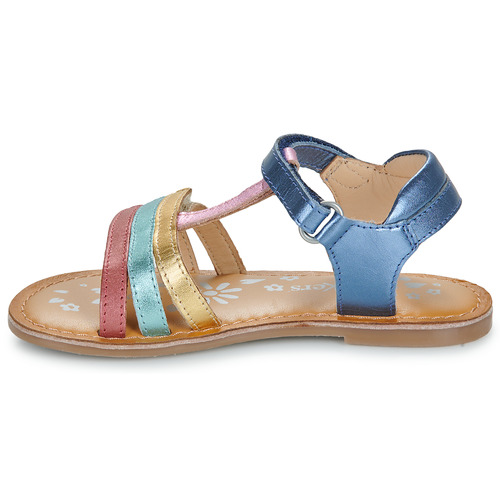 Kickers - DIAMANTO - Marine / Metal / Multicolore