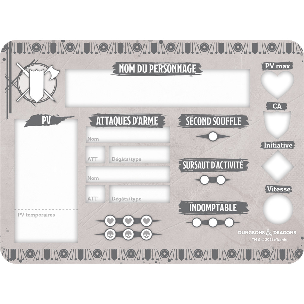 D&D 5 - Set de jetons :