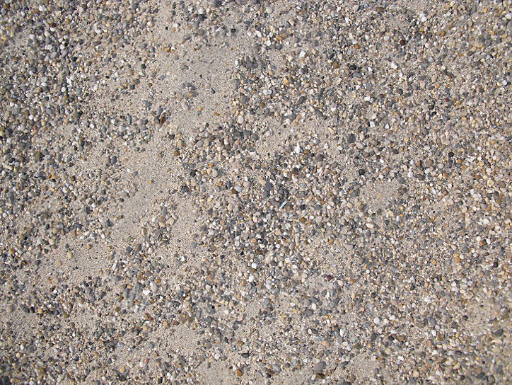 Vrac sable roulé lavé calcaire 0/4