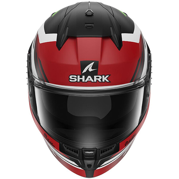 Shark - Casque D-Skwal 3 Firstlap Rouge / Noir / Blanc / Vert / Mat